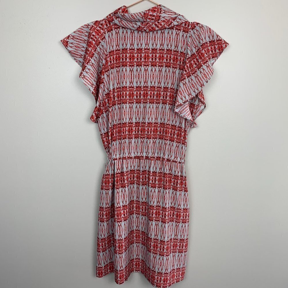 Collective Concepts Red & Grey Patterned Drawstri… - image 6